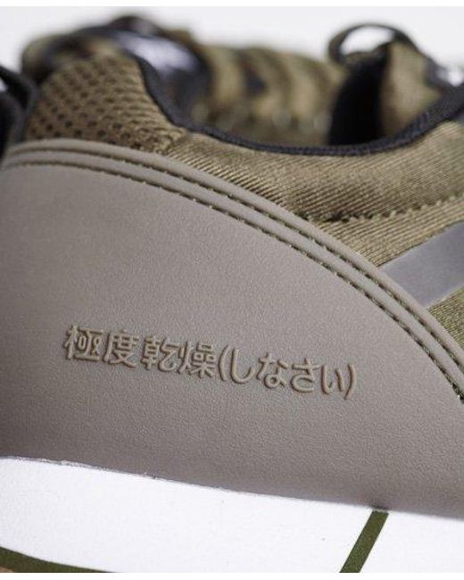 Superdry Green Fero Runner Core Trainers for men