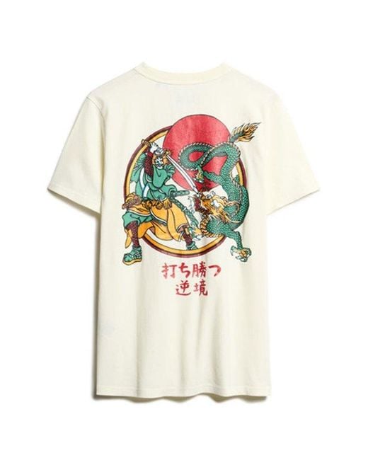 Superdry White & Co Tokyo Graphic T-shirt for men
