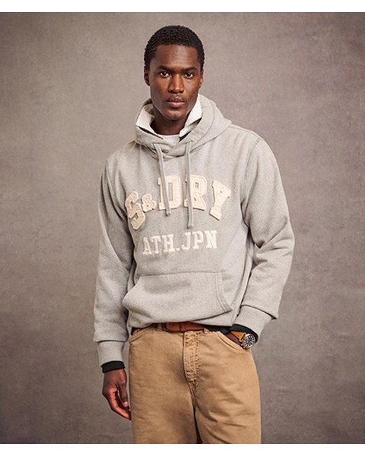 Superdry Natural & Co Vintage Athletic Hoodie for men
