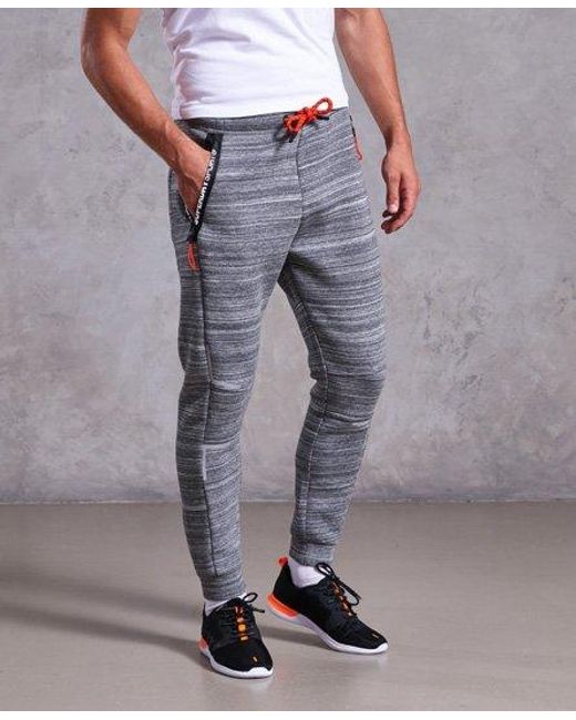 Superdry Rubber Gym Tech Stretch Sweatpants in Dark Grey (Gray) for Men |  Lyst