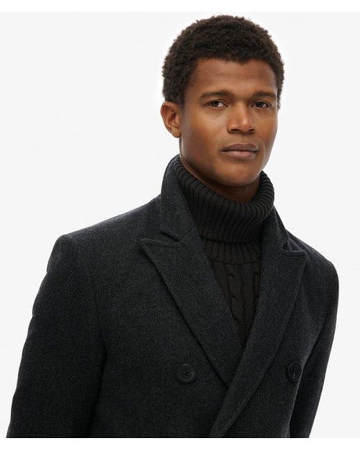 Superdry Black & Co The Merchant Store - Town Coat for men