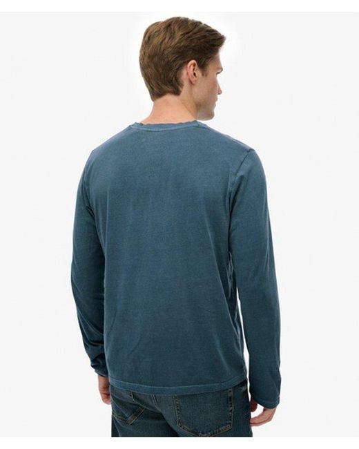 Superdry Blue Classic Essential Top for men