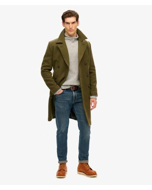 Superdry Gray 90S Roll Neck Jumper for men