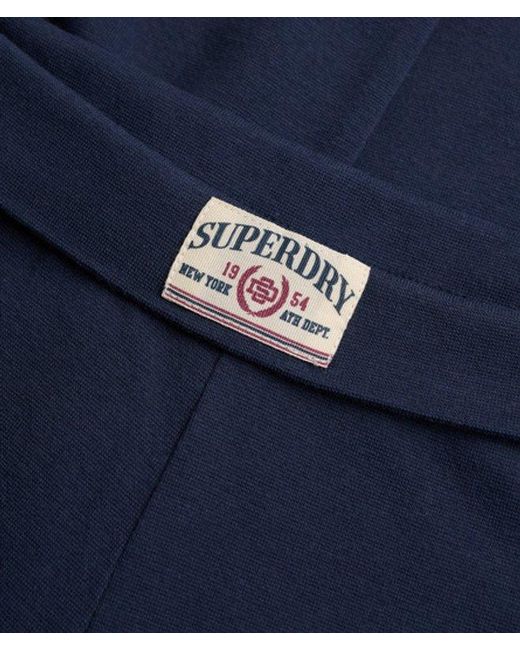 Superdry Blue & Co Athletic Essentials Fold Over joggers