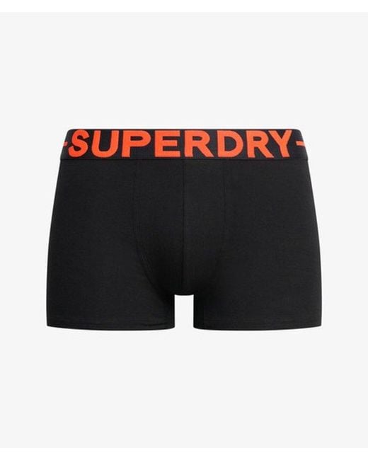 Superdry Triopak Slips in het White voor heren