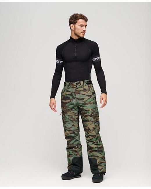 Superdry Green Sport Ski Ultimate Rescue Trousers for men