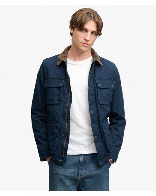 Superdry Blue & Co Preppy Burford Jacket for men