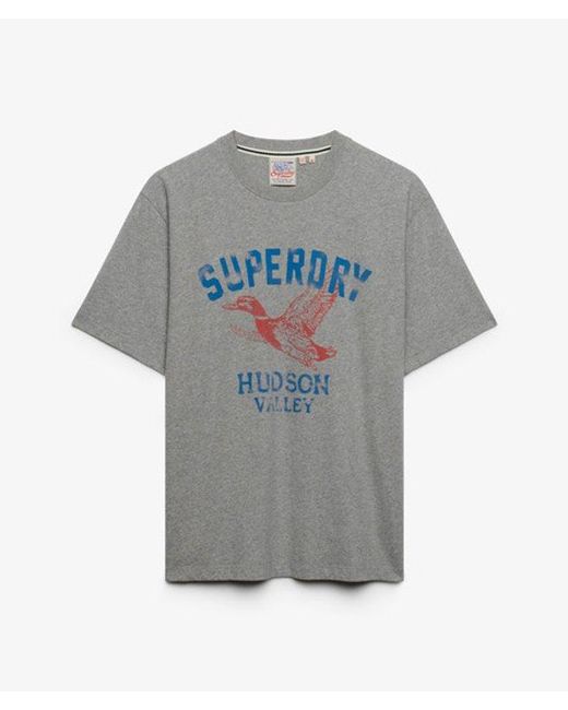 Superdry Gray & Co Wild Frontier T-shirt for men
