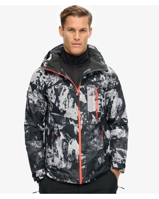 Superdry Black & Co Ski Freestyle Core Jacket for men
