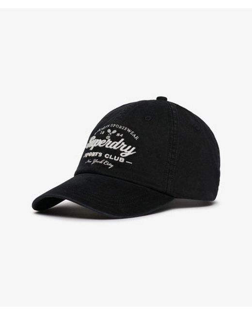 Femme Casquette De Base-Ball Vintage Club Taille: 1Taille Superdry en coloris Black