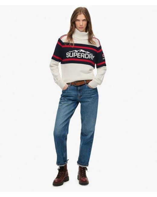 Superdry Apres Ski Coltrui in het Blue