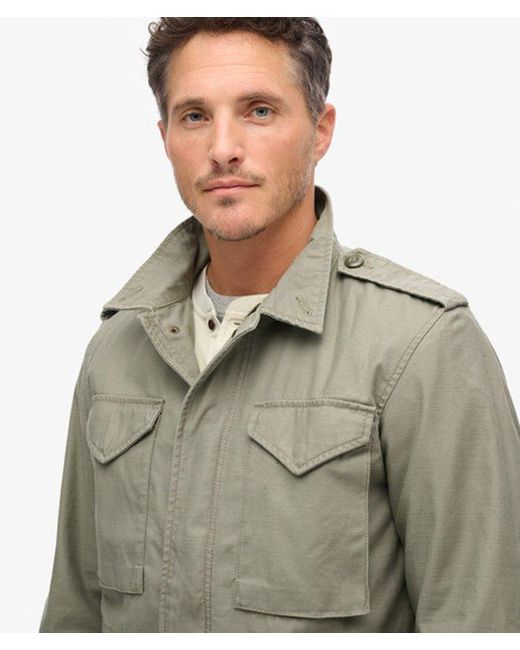 Superdry The Merchant Store - Field Jas in het Gray voor heren