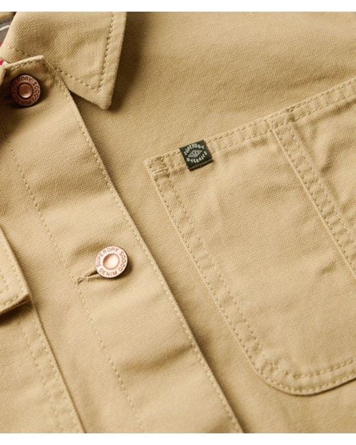 Superdry Natural Embroidered Chore Jacket