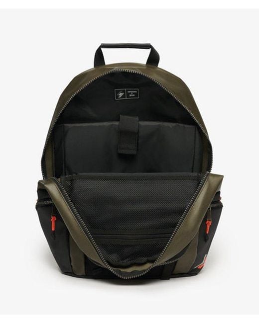 Superdry Green & Co Embroidered Logo Tarp Rucksack