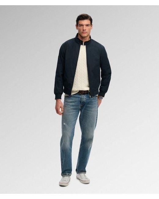 Superdry Blue & Co Classic Harrington Jacket for men