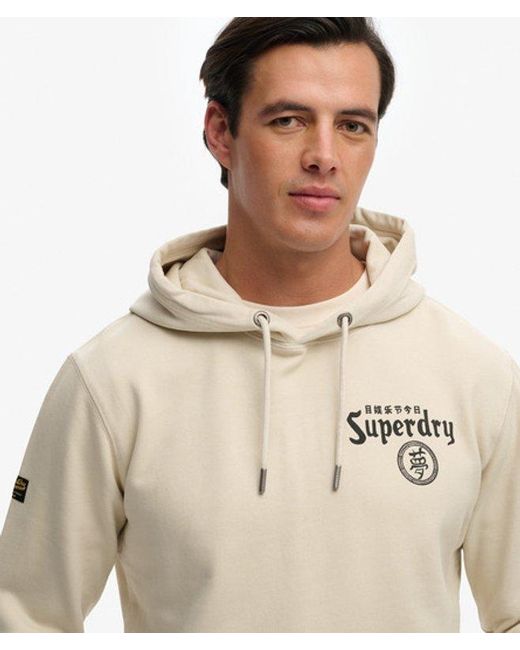 Superdry Natural & Co Tokyo Narrative Loose Hoodie for men