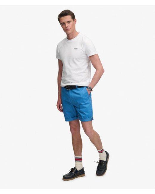Superdry Blue & Co Premium Regular Chino Shorts for men