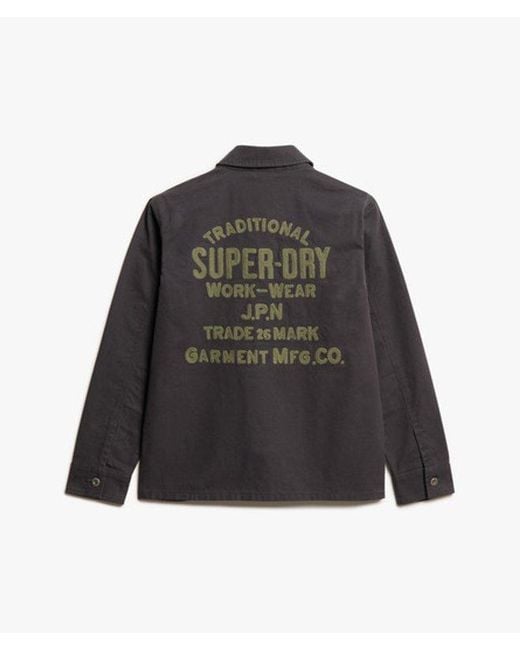 Superdry Black & Co Embroidered Chore Jacket