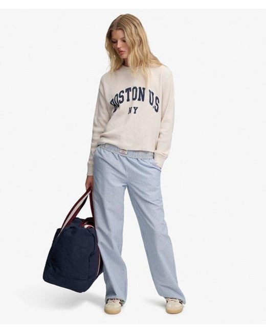 Superdry White & Co Athletic Essential Graphic Long Sleeve Top