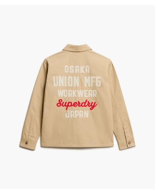 Superdry Natural Embroidered Chore Jacket