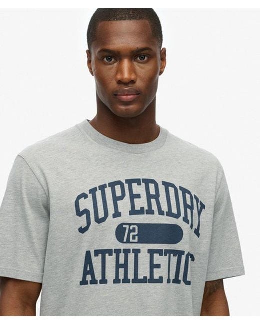 Superdry Athletic Essential T-shirt in het Gray voor heren