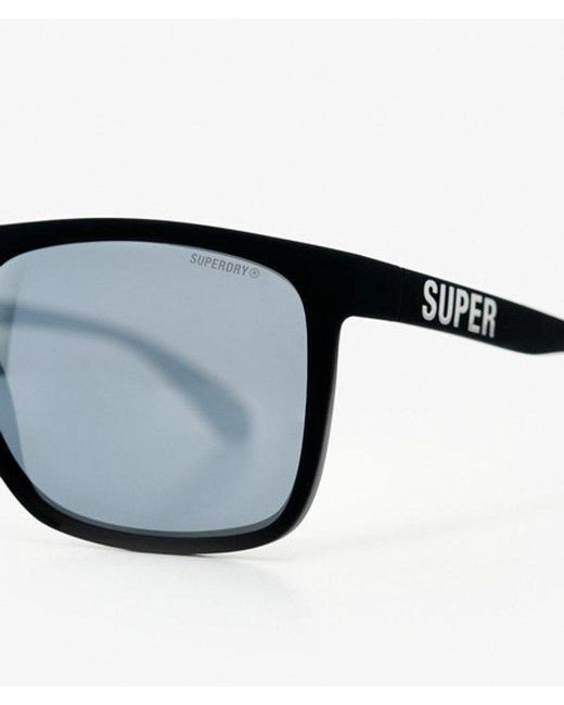 Superdry Blue Square Sports Sunglasses for men