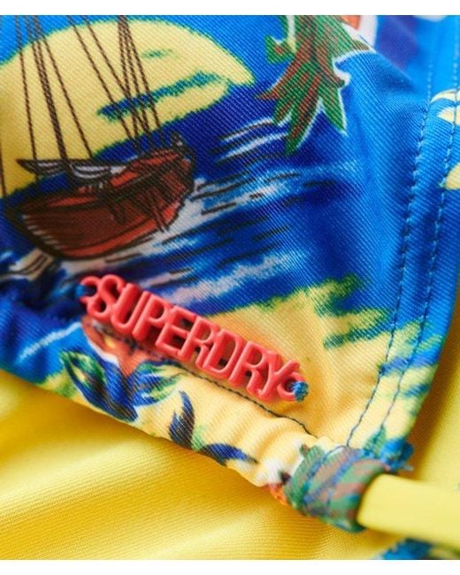 Superdry Blue & Co String Triangle Bikini Top