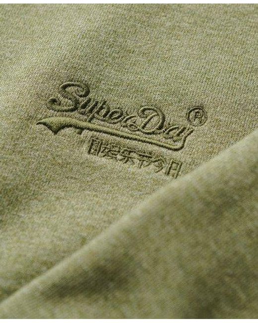 Superdry Essential Logo Sweatshirt Met Ronde Hals in het Green voor heren
