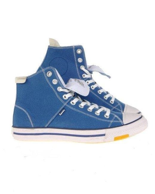 Superdry Blue Super Series Hi Top Runner/ Sole for men