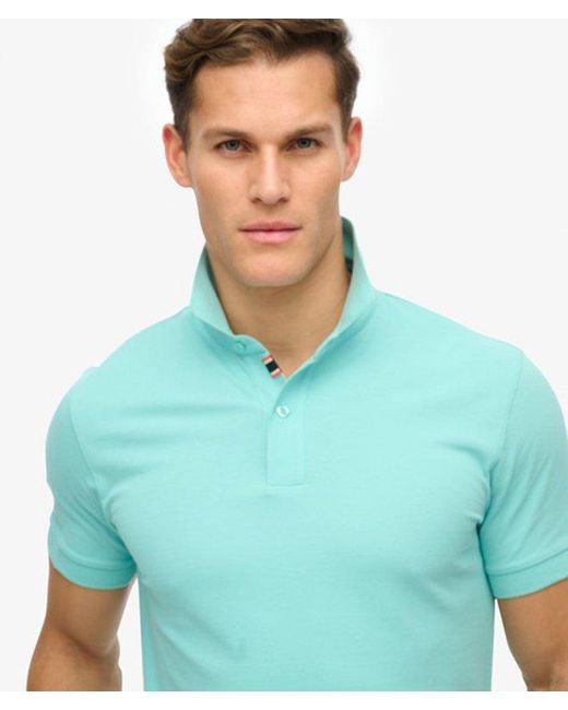Superdry Green & Co City Pique Polo Shirt for men