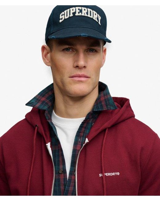 Superdry Blue & Co Varsity Logo Trucker Cap