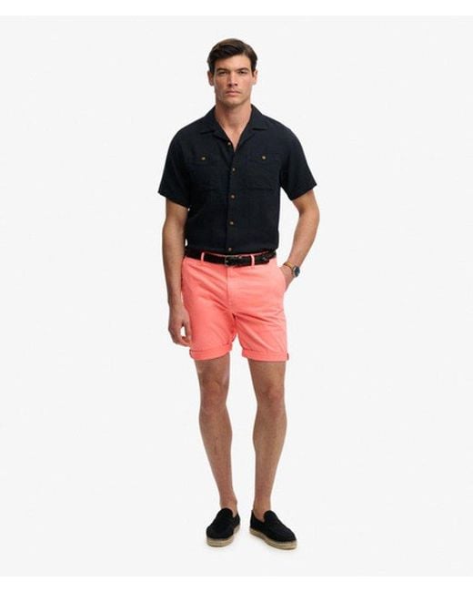 Superdry Red & Co Premium Regular Chino Shorts for men