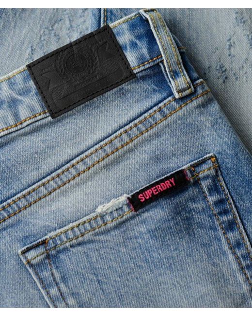 Superdry Blue & Co Organic Cotton Mid Rise Slim Jeans
