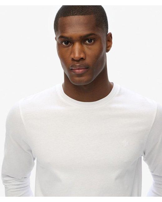 Homme Haut Classique Essential Taille Superdry pour homme en coloris White