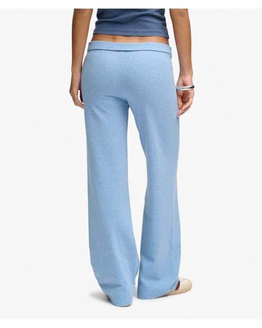 Superdry Athletic Essentials Omslag joggingbroek in het Blue