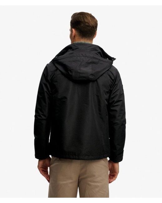 Superdry Black & Co Hooded Shell Jacket for men