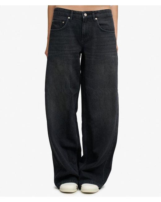 Superdry White & Co Mid Rise baggy Jeans