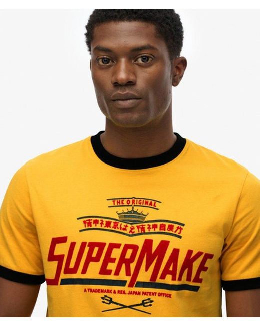 Superdry Yellow & Co Modern Industry Relaxed T-shirt for men