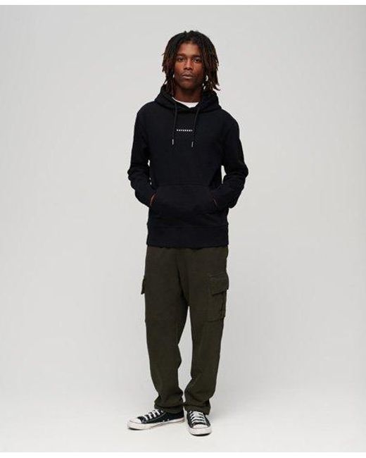 Superdry Black Code Surplus Logo Hoodie for men