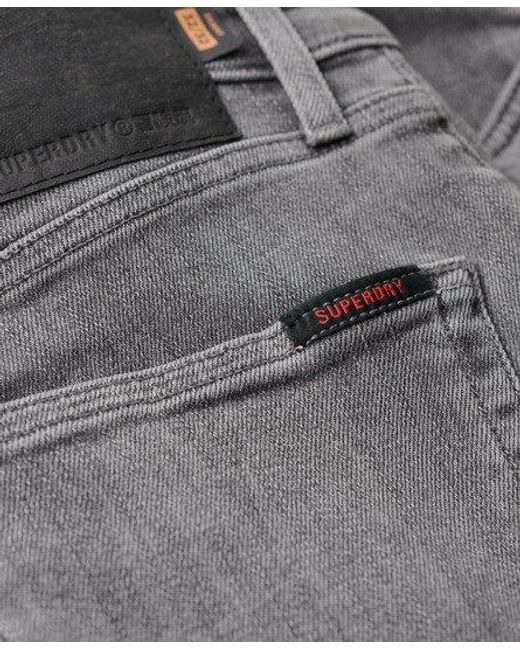 Superdry Gray Vintage Skinny Jeans for men