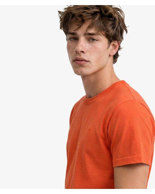 Superdry & Co Logo Embroidered T-shirt for men