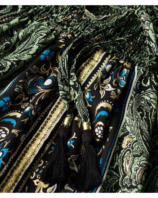 Superdry Green & Co Paisley Print Mini Skirt