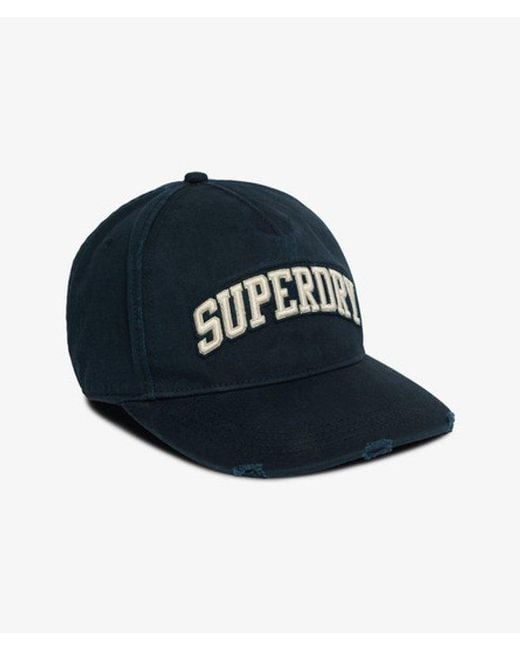 Superdry Blue & Co Varsity Logo Trucker Cap