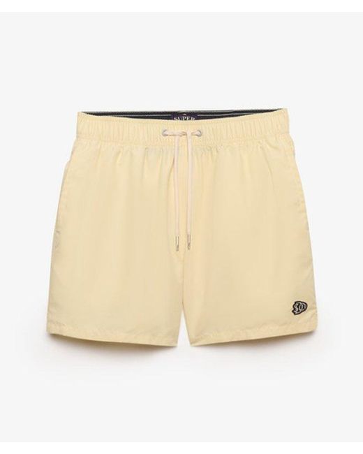 Superdry Blue & Co Embroidered Logo 15- Inch Swim Shorts for men