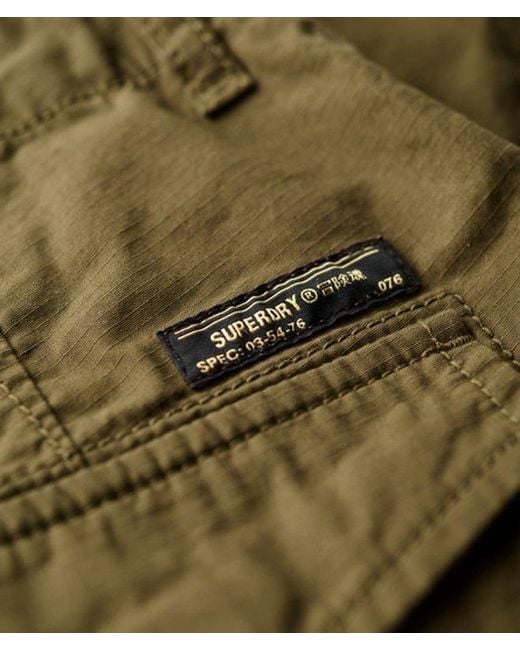 Superdry Green & Co Parachute Cargo Shorts for men