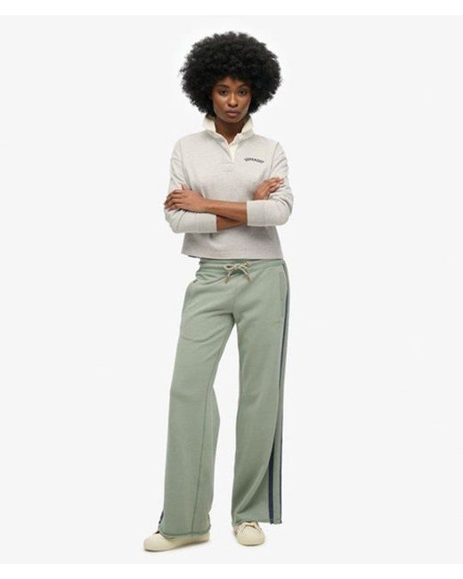 Superdry Green & Co Athletic Essentials Logo Straight joggers