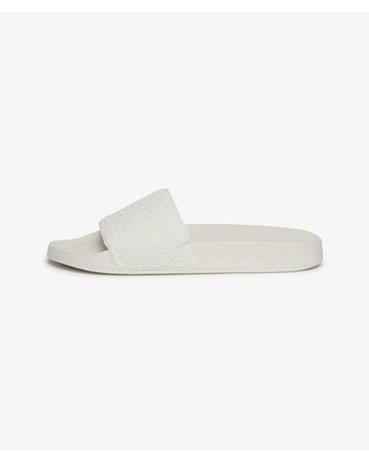 Superdry White & Co Monogram Pool Sliders for men
