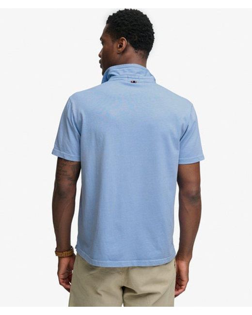 Superdry Blue & Co Essential Jersey Polo Shirt for men