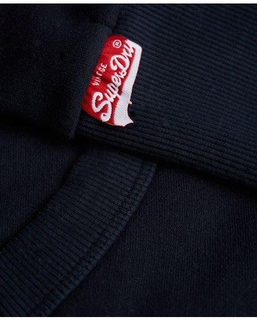 Superdry Blue Track And Field Zip Hoodie Eclipse