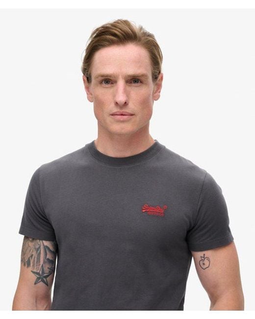 Superdry Gray & Co Essential Logo T-shirt for men